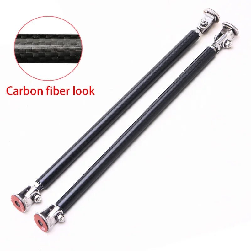 200mm Universal Car Splitter Rods Racing Adjustable Stainless Steel Front Bumper Lip Support Tie Bar Kit Saving Drilling Hole - PrimeNest