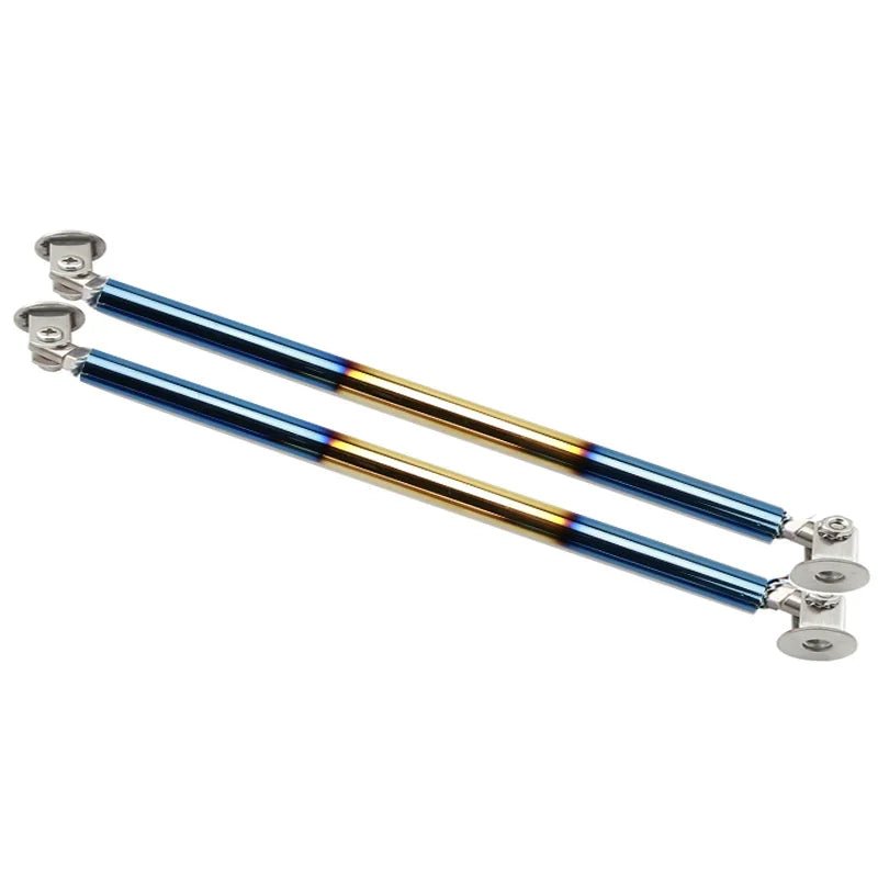200mm Universal Car Splitter Rods Racing Adjustable Stainless Steel Front Bumper Lip Support Tie Bar Kit Saving Drilling Hole - PrimeNest