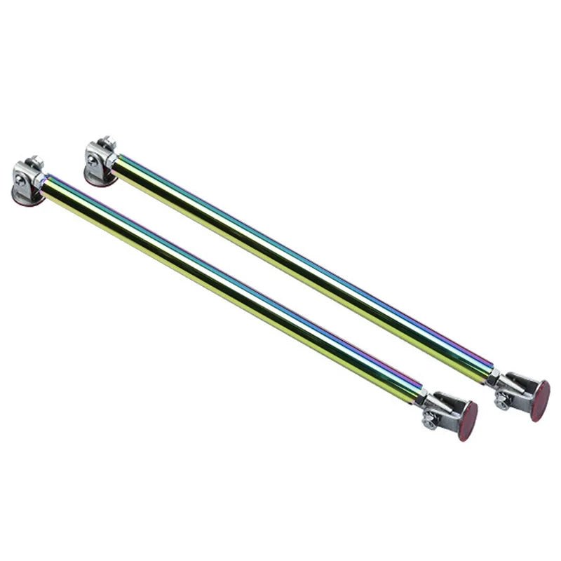 200mm Universal Car Splitter Rods Racing Adjustable Stainless Steel Front Bumper Lip Support Tie Bar Kit Saving Drilling Hole - PrimeNest