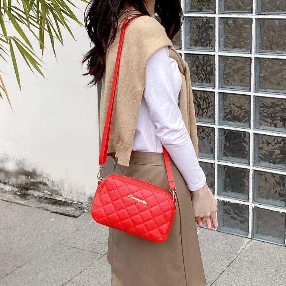 2024 Tassel Small Messenger Bag For Women Trend Lingge Embroidery Camera Female Shoulder Bag Fashion Chain Ladies Crossbody Bags - PrimeNest
