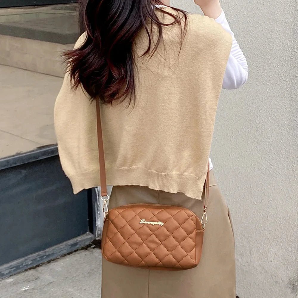 2024 Tassel Small Messenger Bag For Women Trend Lingge Embroidery Camera Female Shoulder Bag Fashion Chain Ladies Crossbody Bags - PrimeNest