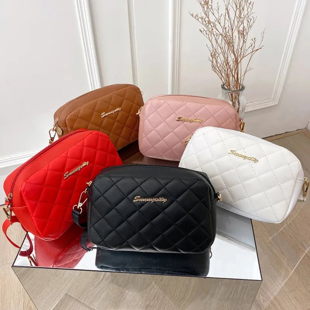 2024 Tassel Small Messenger Bag For Women Trend Lingge Embroidery Camera Female Shoulder Bag Fashion Chain Ladies Crossbody Bags - PrimeNest