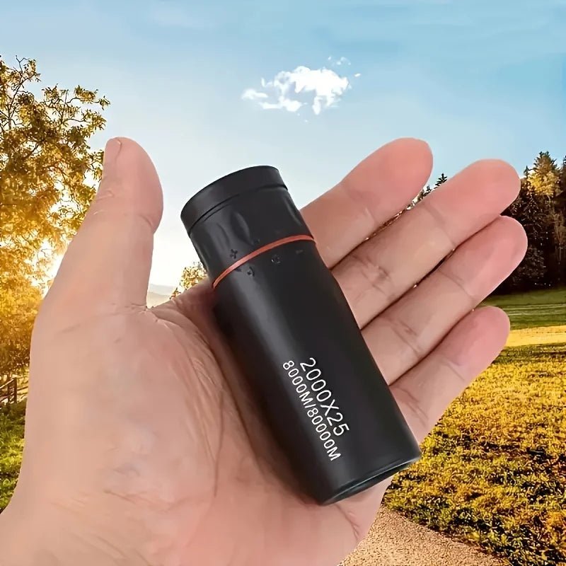2025 2000X25 HD Monocular Telescope, Compact Portable for Travel, Hiking, Fishing, Camping, Stargazing, Concerts & Bird Watching - PrimeNest