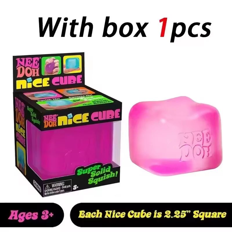 2026 NeeDOH Model Soft Squishy Toy Nice Cube Sensory Stress Reliever Fidget Tool for Anxiety for Adults & Kids Premium in Stock - PrimeNest