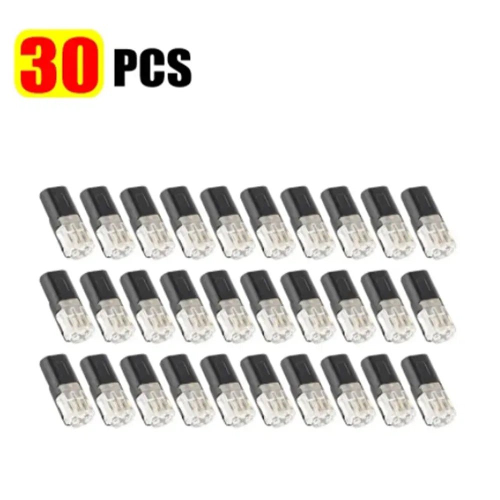 20/30/50/100PCS Double Wire Plug-in Waterproof Quick Connectors with Locking Buckle 2 Way Car Wire Terminal Block Cable Clamps - PrimeNest