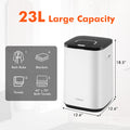 23L Large Hot Towel Heater with Rapid Heating and Adjustable Timer-White - PrimeNest