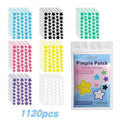 280/1120/1680pcs Seven-Color Star Pimple Patches – Invisible Hydrocolloid Dots for Fun & Gentle Skincare - PrimeNest