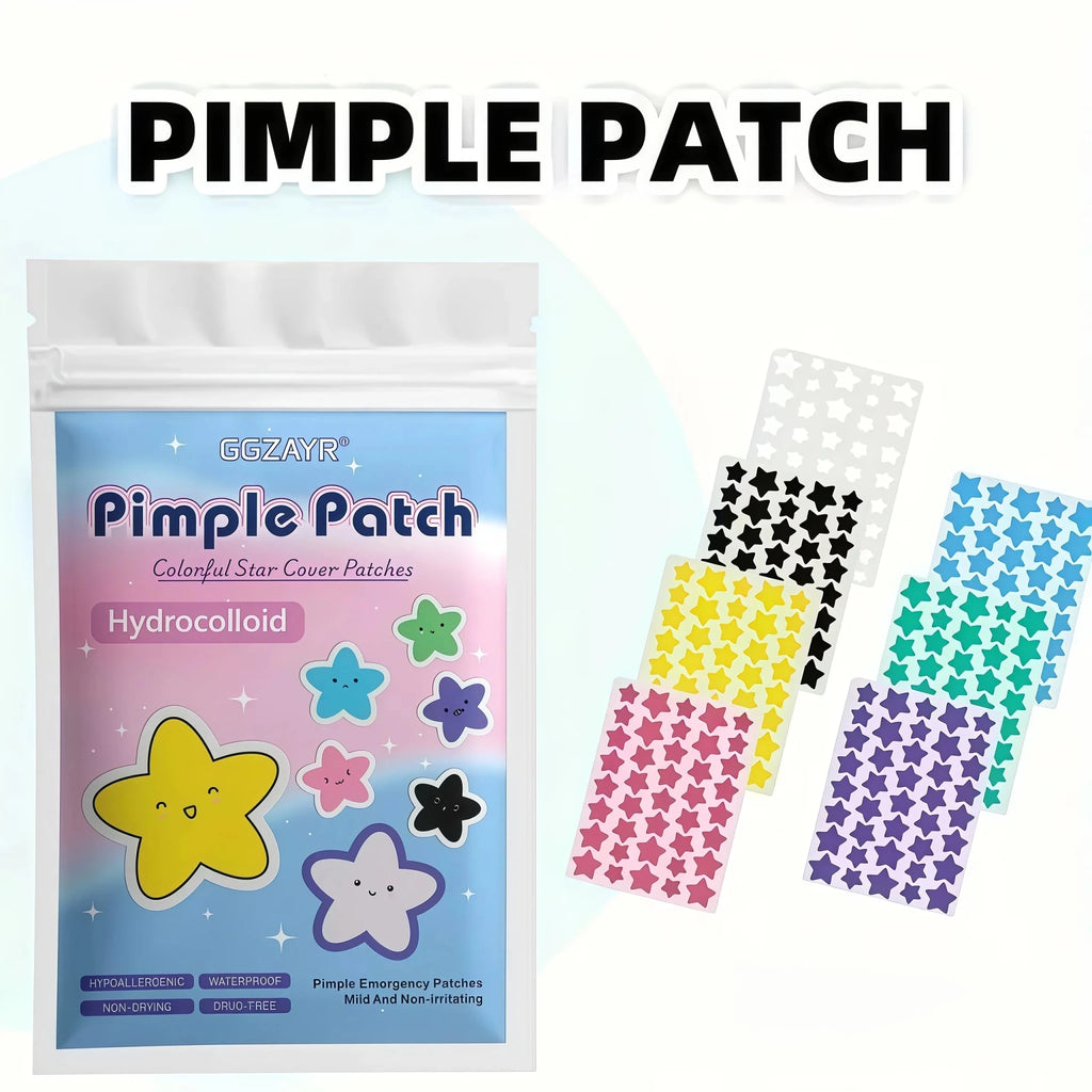 280/1120/1680pcs Seven-Color Star Pimple Patches – Invisible Hydrocolloid Dots for Fun & Gentle Skincare - PrimeNest