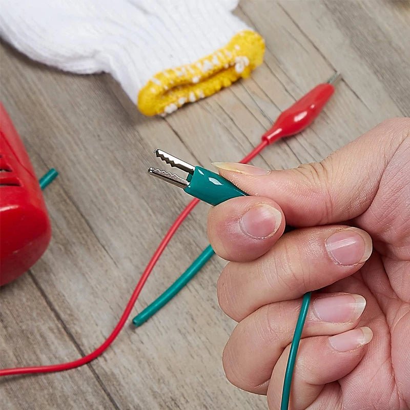 28mm 5 Colors 10 Pcs Alligator Double-ended Crocodile Clips Roach Clip Test Jumper Wireand Test Lead Set . - PrimeNest