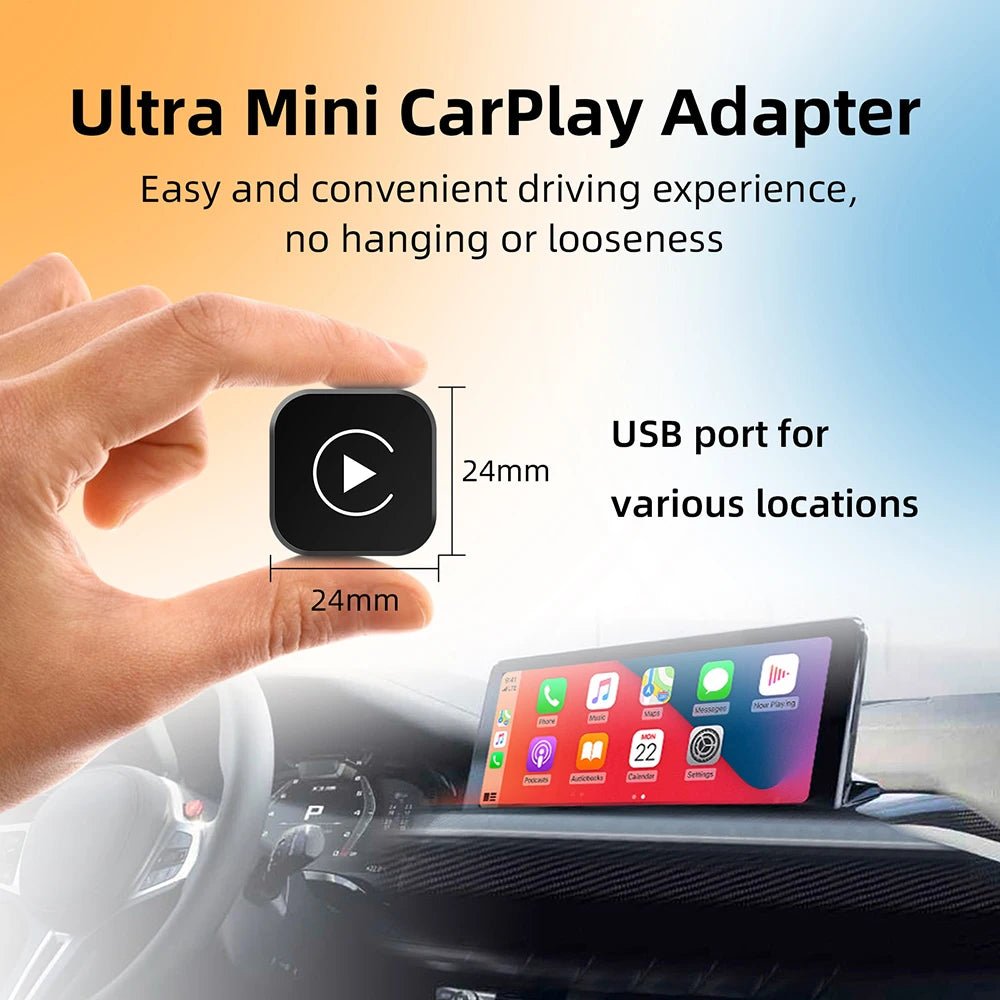 2in1 Wireless CarPlay Dongle Wireless Android Auto Adapter AI Smart Box Car Intelligent Systems For Car With Wired CarPlay - PrimeNest