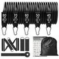 300lb Fitness Booty Resistance Elastic Band Workout for Training Home Exercise Sport Gym Dumbbell Harness Set Expander Equipment - PrimeNest