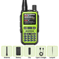 1PC Baofeng UV 5RMINI Wireless Frequency Reading Walkie Talkie AM Long Range Multi-Band Type-C Charger Ham Radio