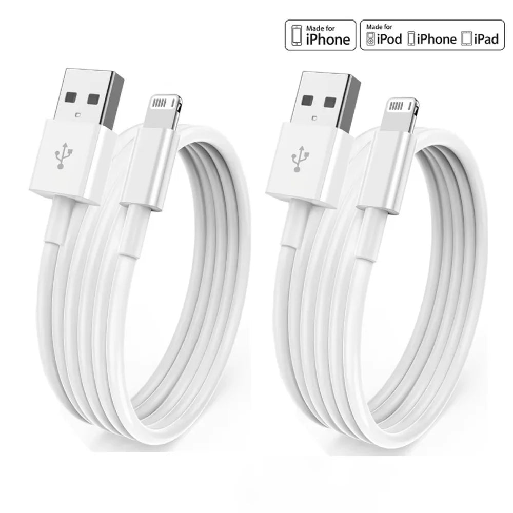 MFi Certified 1PC 3PCS USB A to LIghtning Charging TPE Cable for iPhone Charger Cord Compatible for iPhone 14 13 12 11 Pro Max