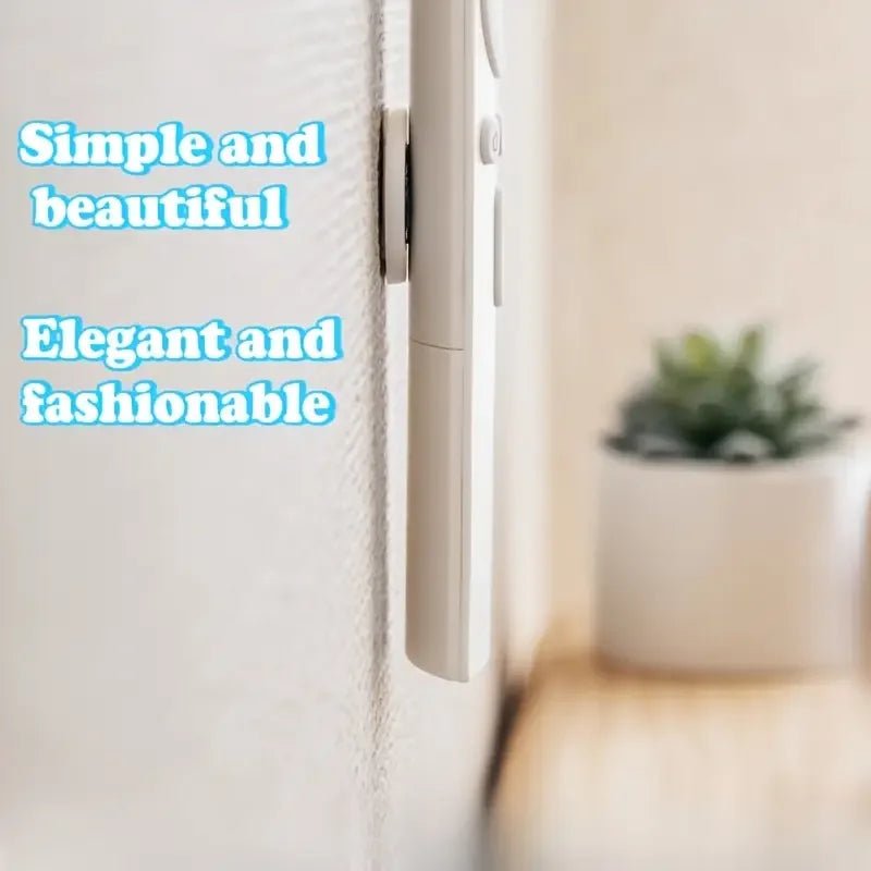 3pcs No Drill Magnetic Remote Holder - Wall Mount for TV/AC/DVD Remotes, White Space-Saving Design - PrimeNest