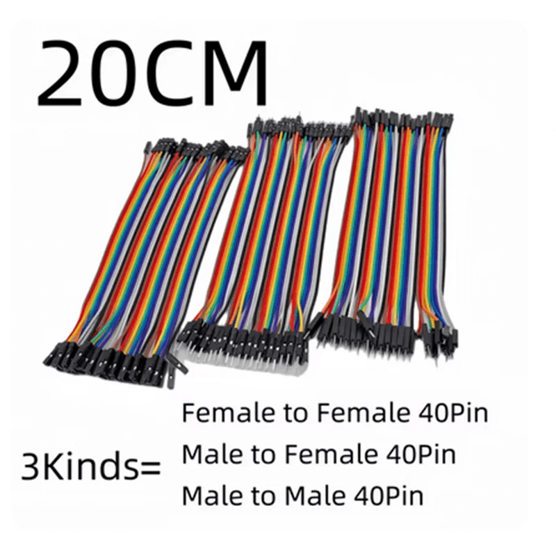 40PIN 30CM 20CM 10CM Dupont Line Male to Male Female to Male Female to Female Jumper Dupont Wire Cable for Arduino DIY KIT - PrimeNest