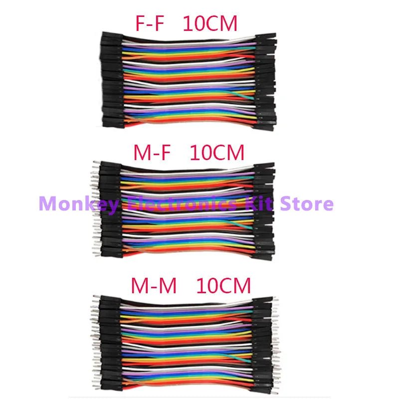 40PIN 30CM 20CM 10CM Dupont Line Male to Male Female to Male Female to Female Jumper Dupont Wire Cable for Arduino DIY KIT - PrimeNest