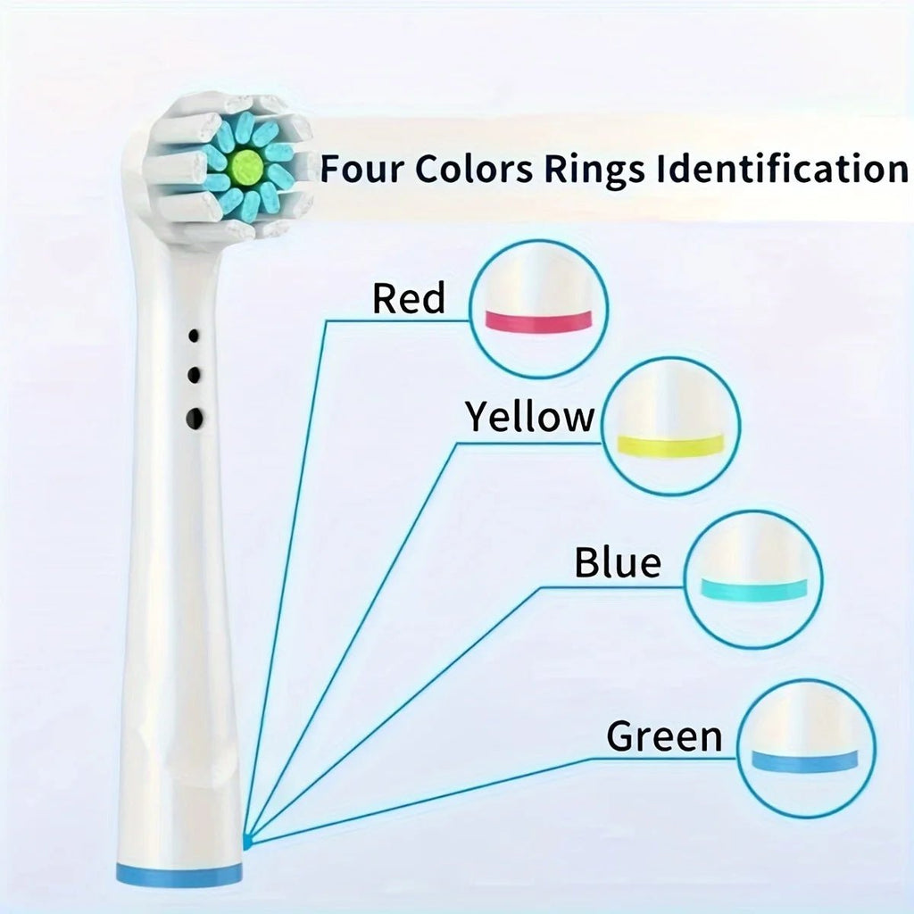 4/12/16/20 Pcs Replacement Toothbrush Heads Compatible with Oral-B Braun Professional Electric Toothbrush Heads Brush Heads - PrimeNest