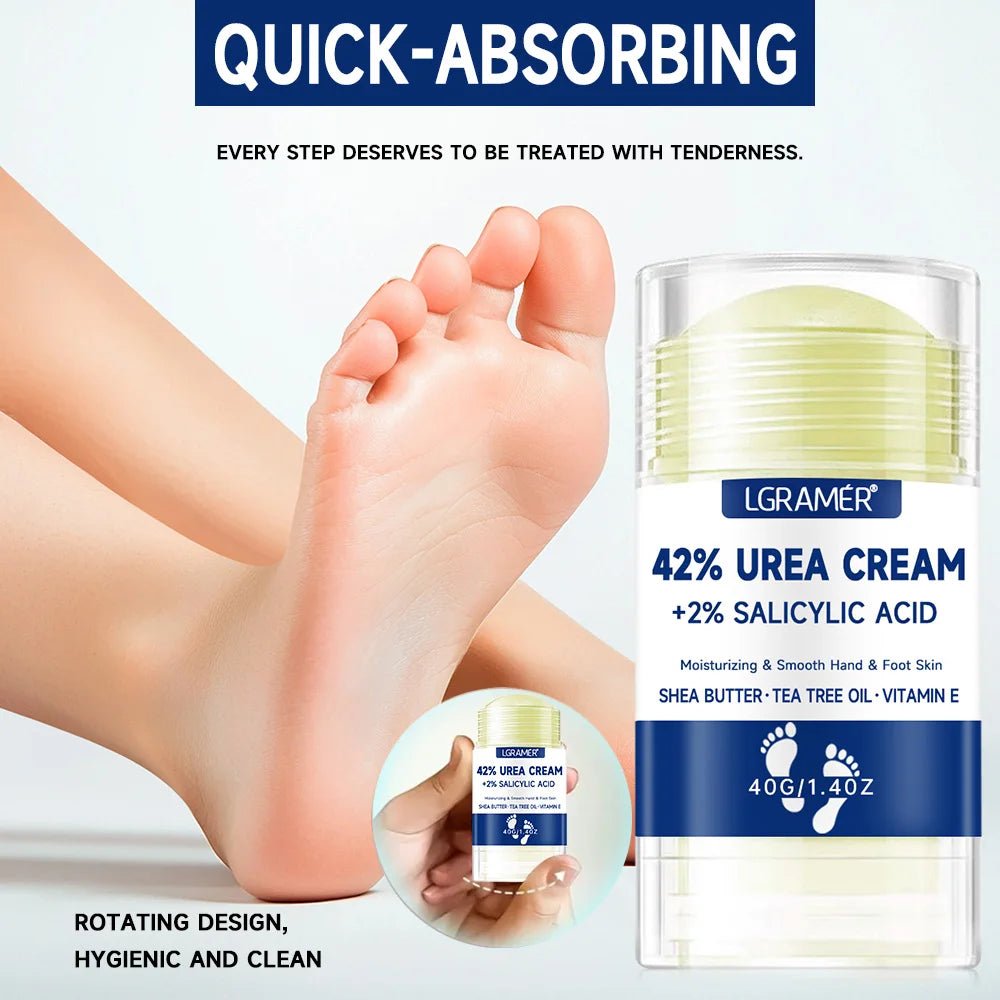 42% Urea Foot Cream + 2% Salicylic Acid Intensive Hydrating Foot And Hand Care Moisturizing Foot Cream And Hand Cream - PrimeNest