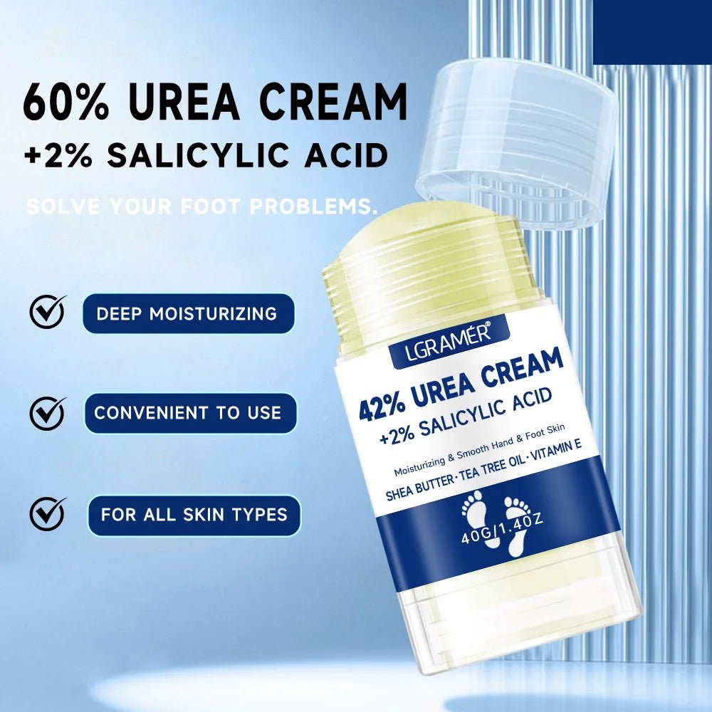 42% Urea Foot Cream + 2% Salicylic Acid Intensive Hydrating Foot And Hand Care Moisturizing Foot Cream And Hand Cream - PrimeNest