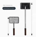 Automobile Windshield Water Scraping Telescopic Automobile Glass Wiper Auto Cleaning Tools Window Cleaning Brush Cleaning Cloth