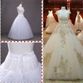 4/6/8 Layers Tulle Petticoat Wedding Accessories Chemise Without Hoops For A Line Wedding Dress Wide Puffy Underskirt - PrimeNest