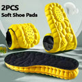 4D Cloud Technology PU Sole Sports Insoles For Shoes Soft Breathable Shock Absorption Cushion Running Orthopedic Care Insoles - PrimeNest