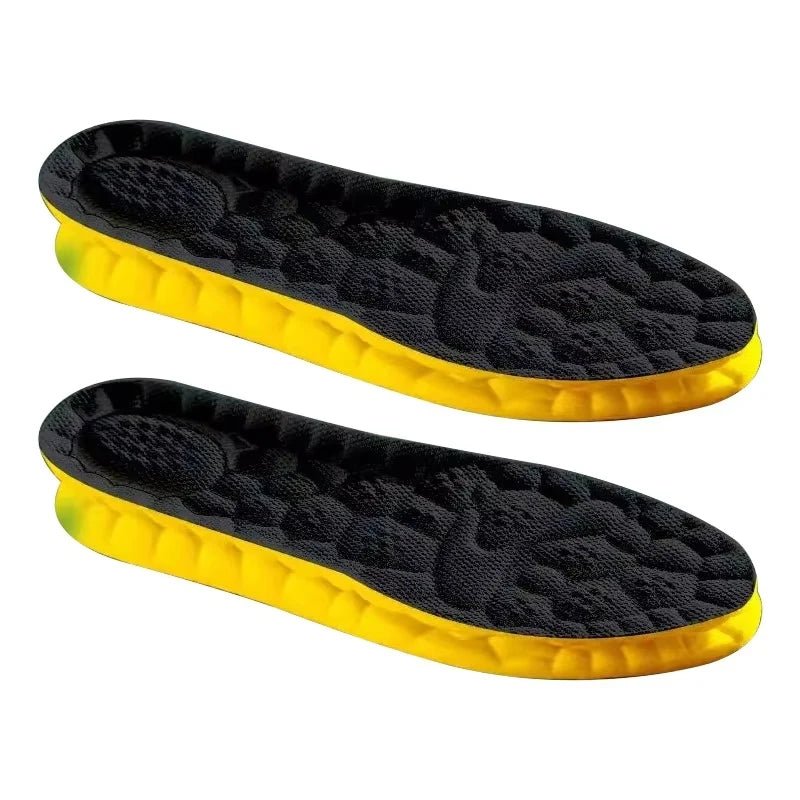 4D Cloud Technology PU Sole Sports Insoles For Shoes Soft Breathable Shock Absorption Cushion Running Orthopedic Care Insoles - PrimeNest