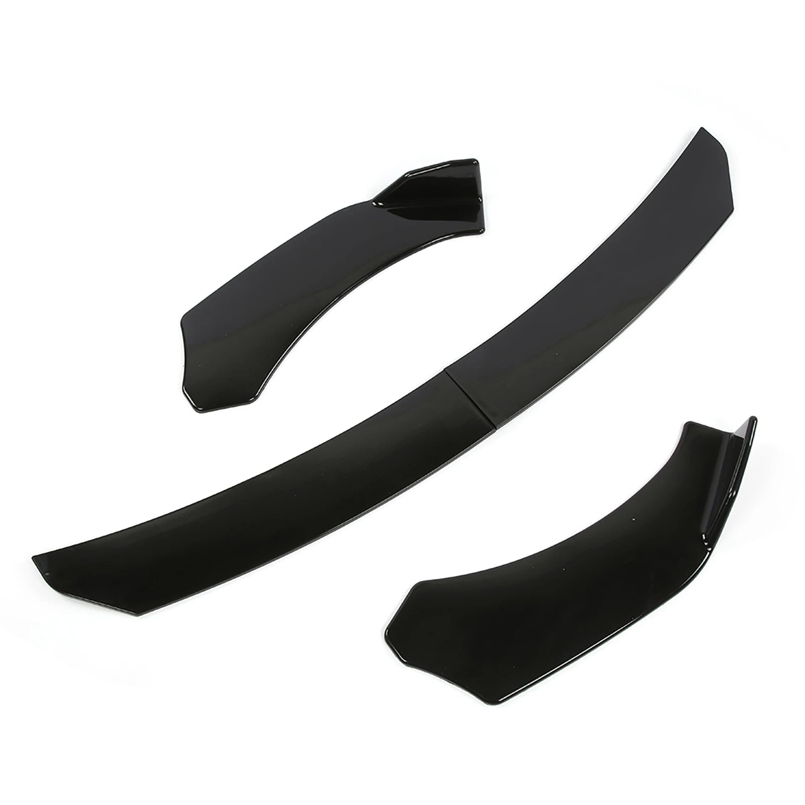4Pcs Car Universal Front Shovel Gloss Car Front Bumper Lip Body Kit Front Under Lips Diffuser Spoiler Auto Accessories - PrimeNest