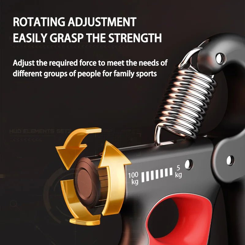 5-60/100/150kg Grip Strength Gym Wrist Expander Hand Strengthener Adjustable Muscle Recovery Fitness Hand Strength Exercise - PrimeNest