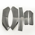5 Pieces Universal Car Front Bumper Lip Body Kit Spoiler Splitter ABS Bumper Canard Lip Splitter Universal Car Accessories - PrimeNest