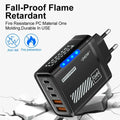 240W GaN 5 in 1 Desktop Charger USB C PD QC 3.0 Fast Charging Charger For MacBook iPhone 17 16 15 Pro Samsung Xiaomi EU US Plug