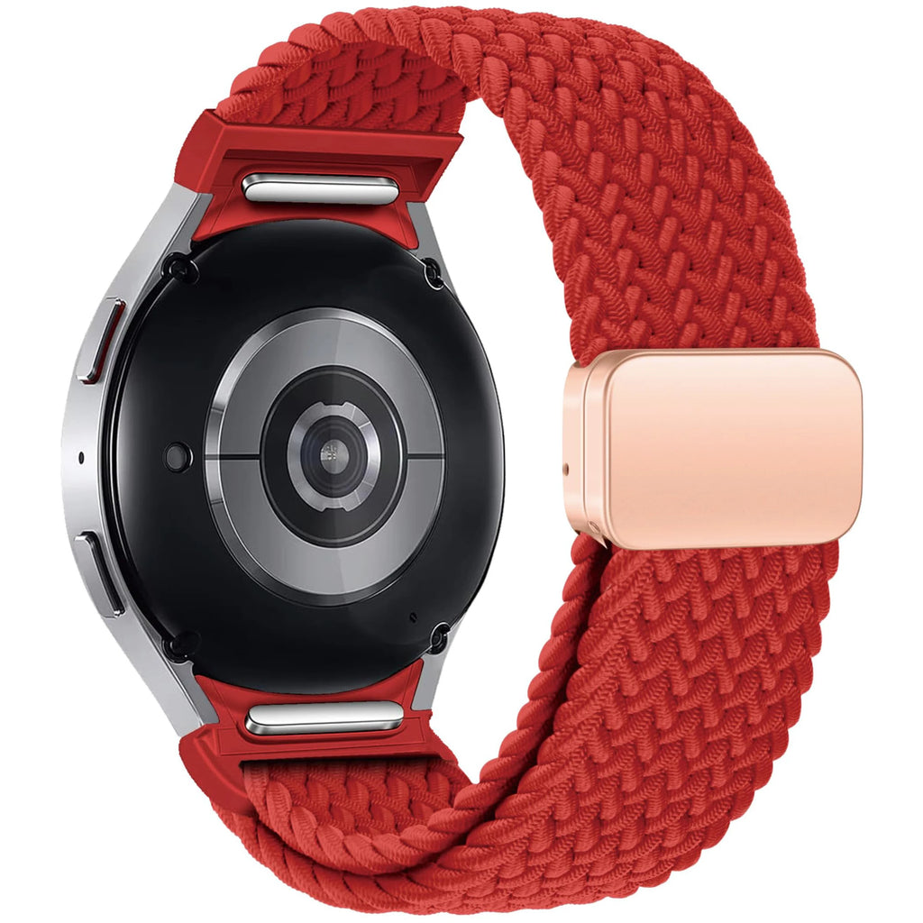 No Gaps Braided Band For Samsung Galaxy Watch 7 6 5 4 44mm 40mm/5 pro magnetic bracelet Galaxy watch6 watch4 classic 47 43 strap