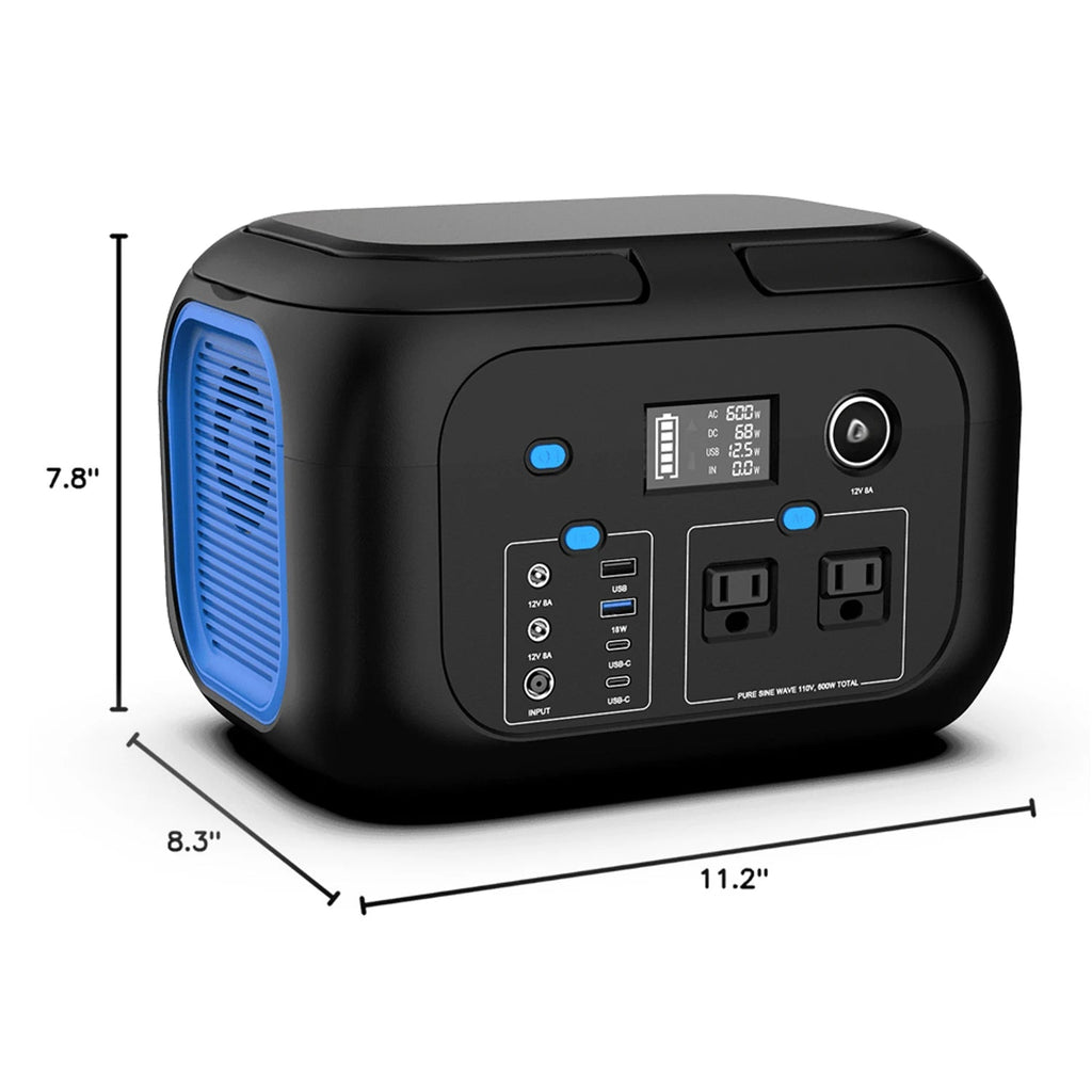 600W/300W/200W/120W Portable Power Station,110V AC Outlets Solar Generator Storage Energy Power Bank For Camping Travel RV Home - PrimeNest