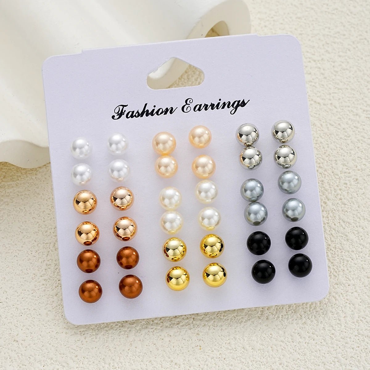 83pcs Elegant Pearl Geometric Earrings Necklace Bracelet Ring Jewelry Set For Women Heart Butterfly Star Daily Party Jewelry New - PrimeNest