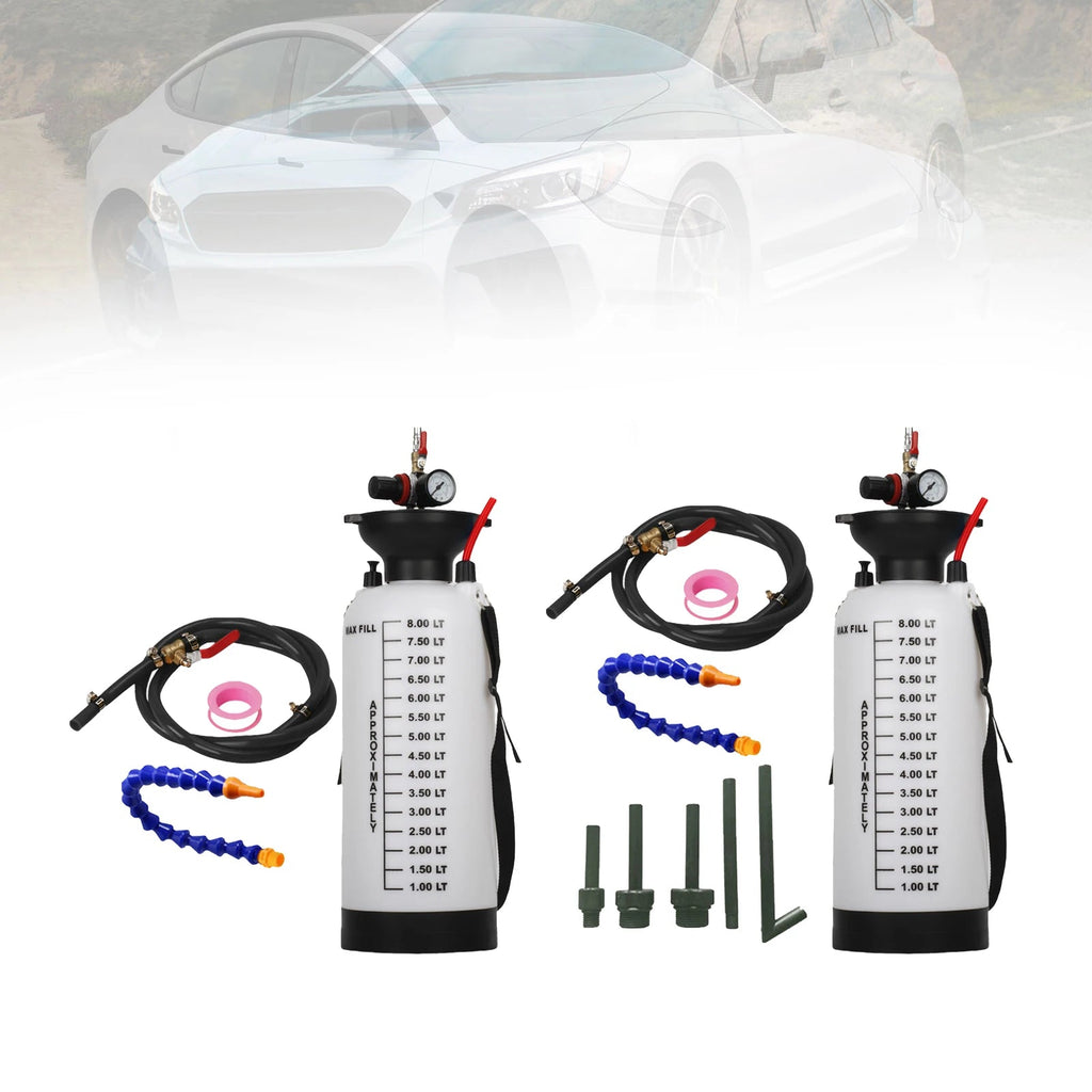 8L Automotive Car Transmission Fluid Pump Gearbox Pneumatic Fluid Extractor Oil Transfer Refill Bottle Oil Tank Oil Filler - PrimeNest