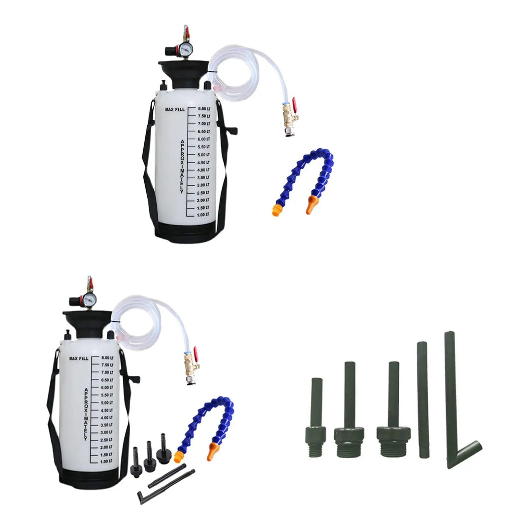 8L Pneumatic Fluid Extractor Tool Kits Gear Oil Filler Tank Automatic Transmission Fluid Pump Refill Pneumatic Oil Extractor - PrimeNest