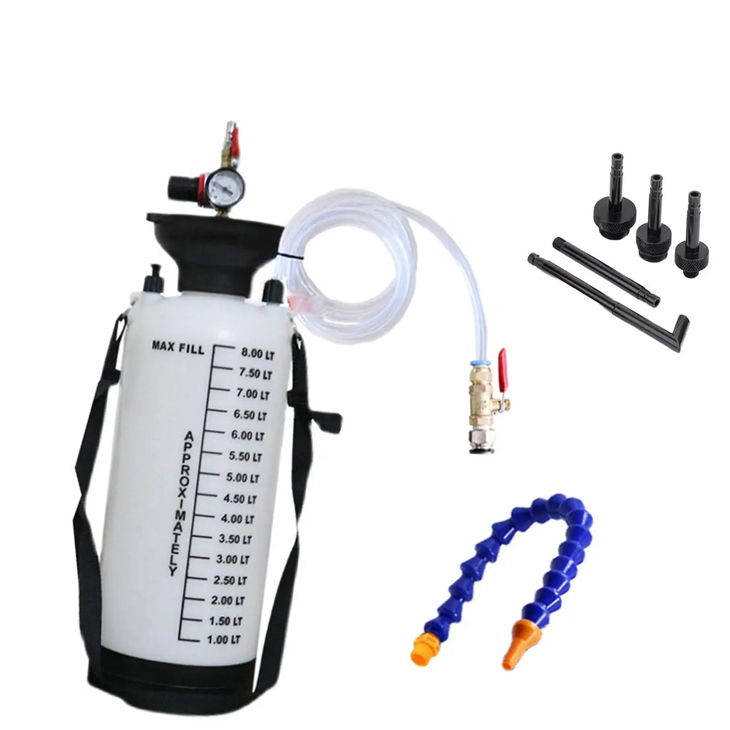 8L Pneumatic Fluid Extractor Tool Kits Gear Oil Filler Tank Automatic Transmission Fluid Pump Refill Pneumatic Oil Extractor - PrimeNest