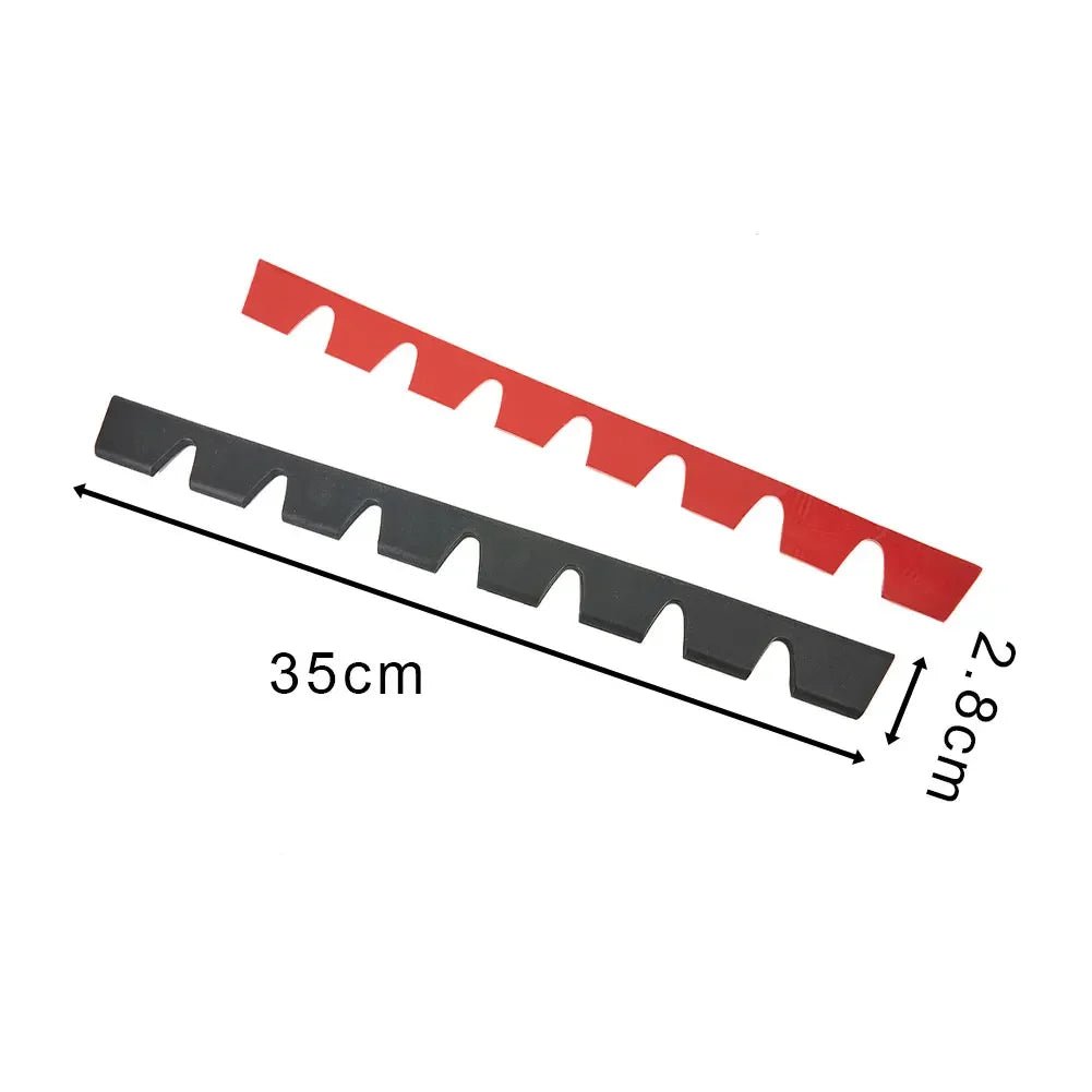 8x Car Bumper Guard Anti-Scratch Kit Scrape Protect Skid Plate DIY 35*2.8cm Automobile Front Lip Anti-collision Decorative Strip - PrimeNest