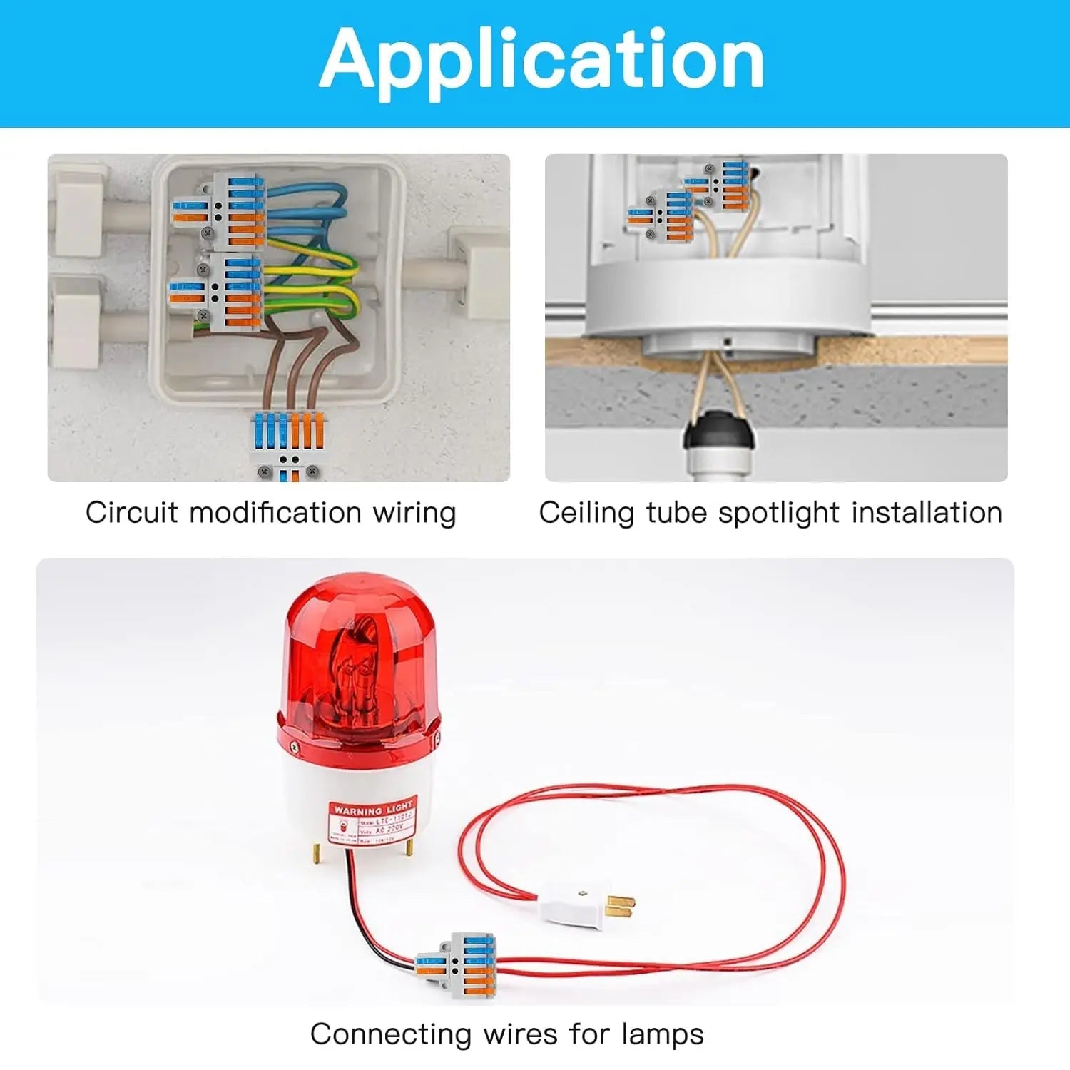 9pcs Compact Splicing Wire Connectors Assortment Pack Lever Connector Kit, Quick Wiring Connector for AWG 28-12 - PrimeNest