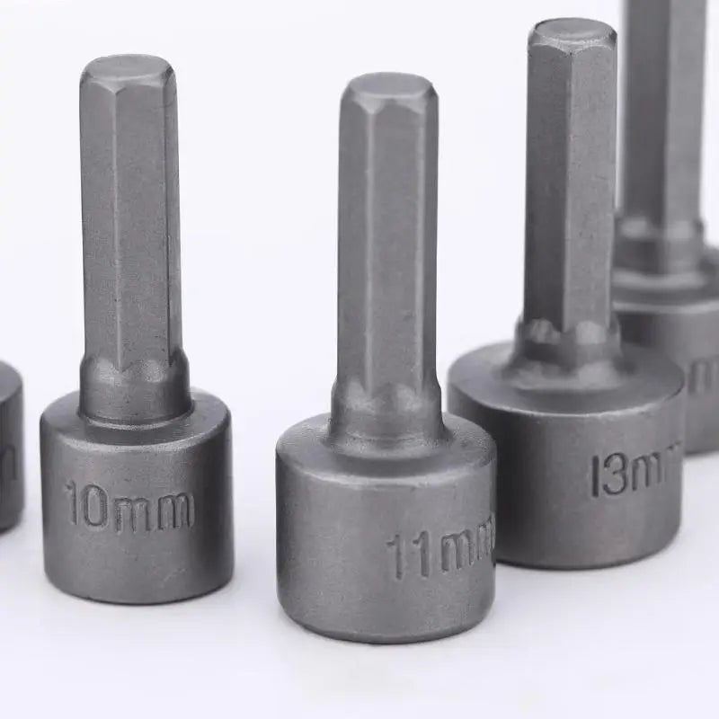 9pcs/set 5mm-13mm Hex Sockets Sleeve Nozzles Nut Driver Set Screwdriver Set Schroevendraaier Set Bits Sets Tools Socket Wrenches - PrimeNest
