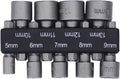9pcs/set 5mm-13mm Hex Sockets Sleeve Nozzles Nut Driver Set Screwdriver Set Schroevendraaier Set Bits Sets Tools Socket Wrenches - PrimeNest