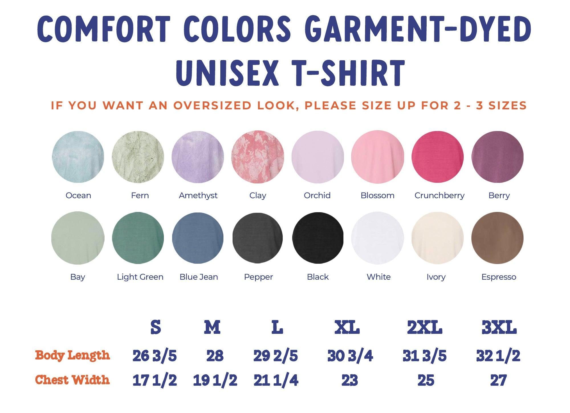 Botanical Bouquet Wildflowers Plant Nature Garment Dyed T Shirt