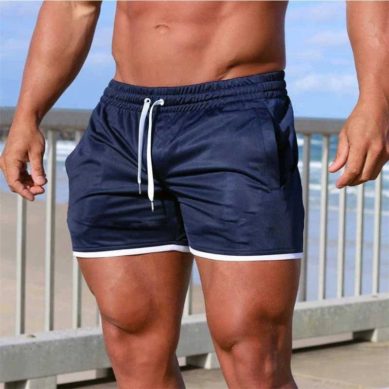 ADED Summer Men Sports Shorts Fitness Basketball Beach Pants Mesh Breathable Bodybuilding Gym Training Shorts Men's Sweatpants - PrimeNest