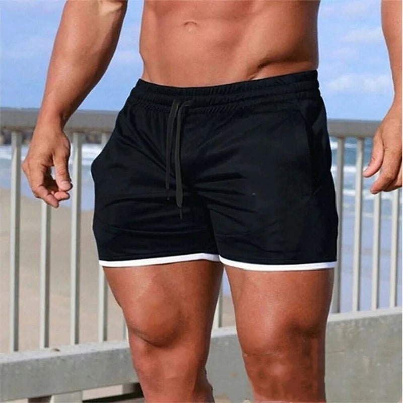 ADED Summer Men Sports Shorts Fitness Basketball Beach Pants Mesh Breathable Bodybuilding Gym Training Shorts Men's Sweatpants - PrimeNest