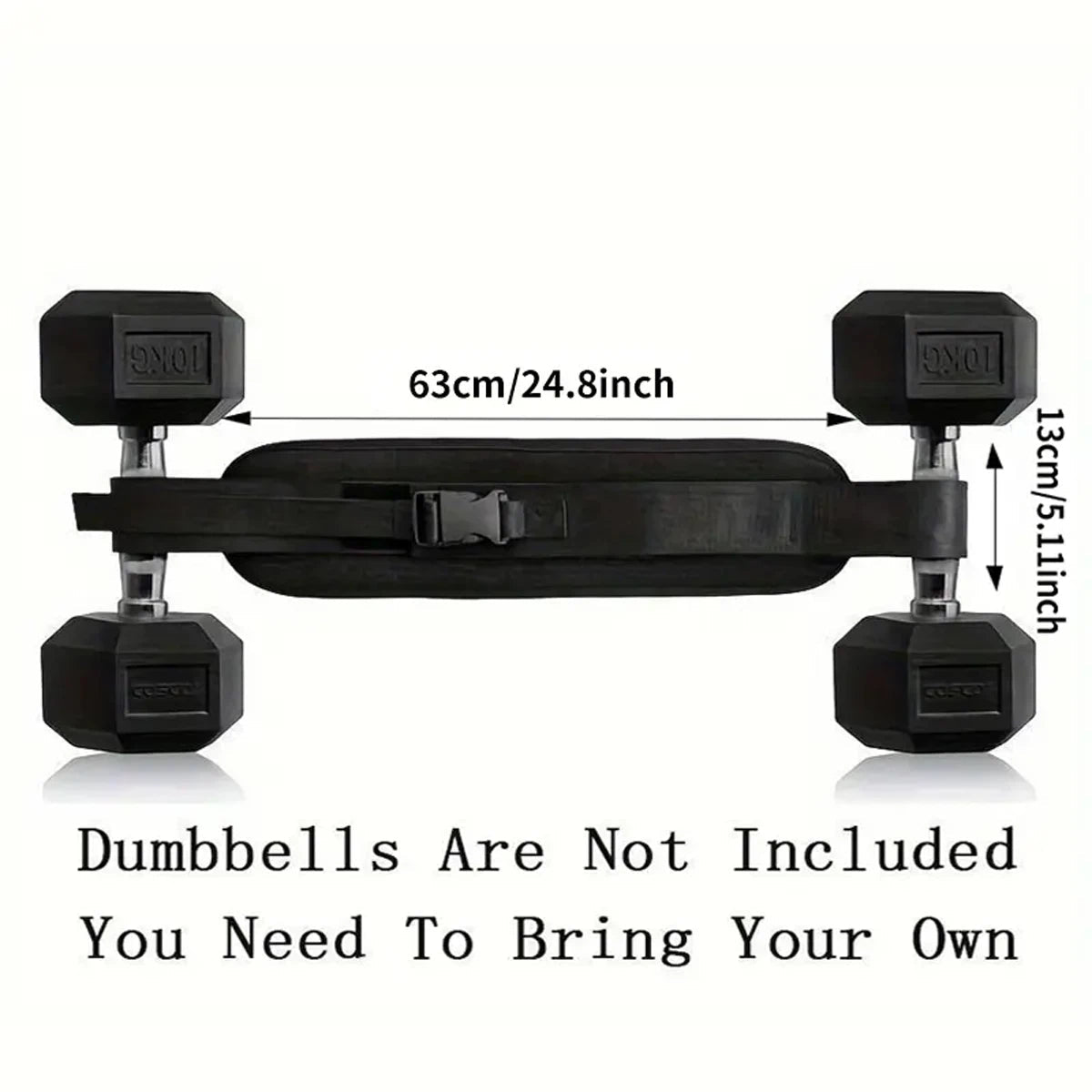 Adjustable Weighted Waist Belt, for Home Workouts, Dumbbell Training & Hip Shaping, Home Gym Fitness Equipment - PrimeNest
