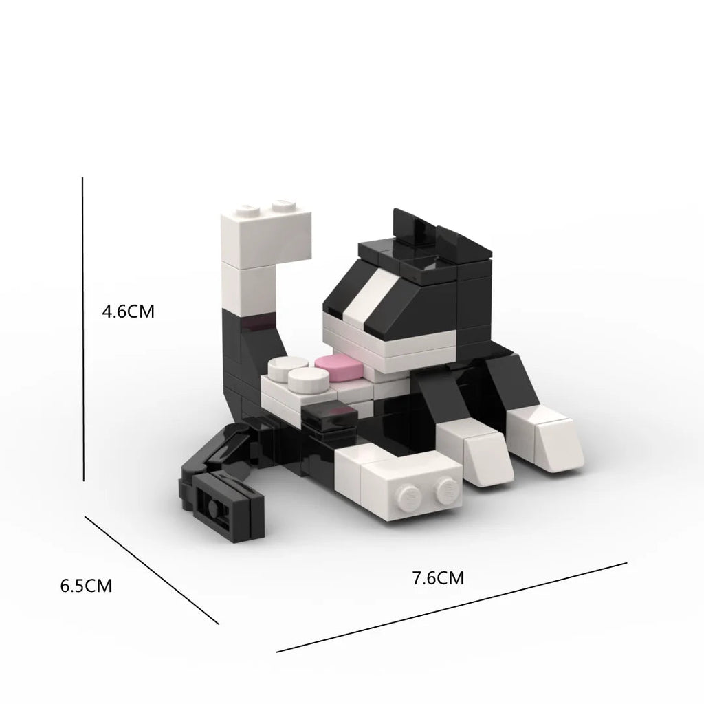 Animal Series 62Pcs MOC Bricks Cat Figires DIY Building Blocks Kids Education Toys For Children Birthday Gift - PrimeNest