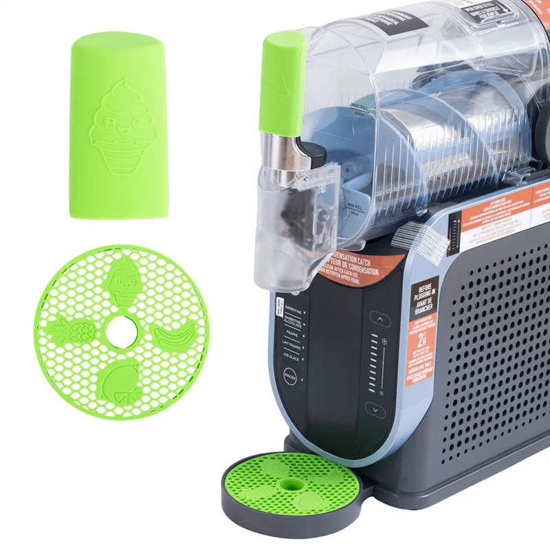 B43C Handle Cover & Drip Tray Insert For Ninja Slushi Machine FS301/FS300 - Decorate Your Slushie Device-Anti-Slip Design - PrimeNest