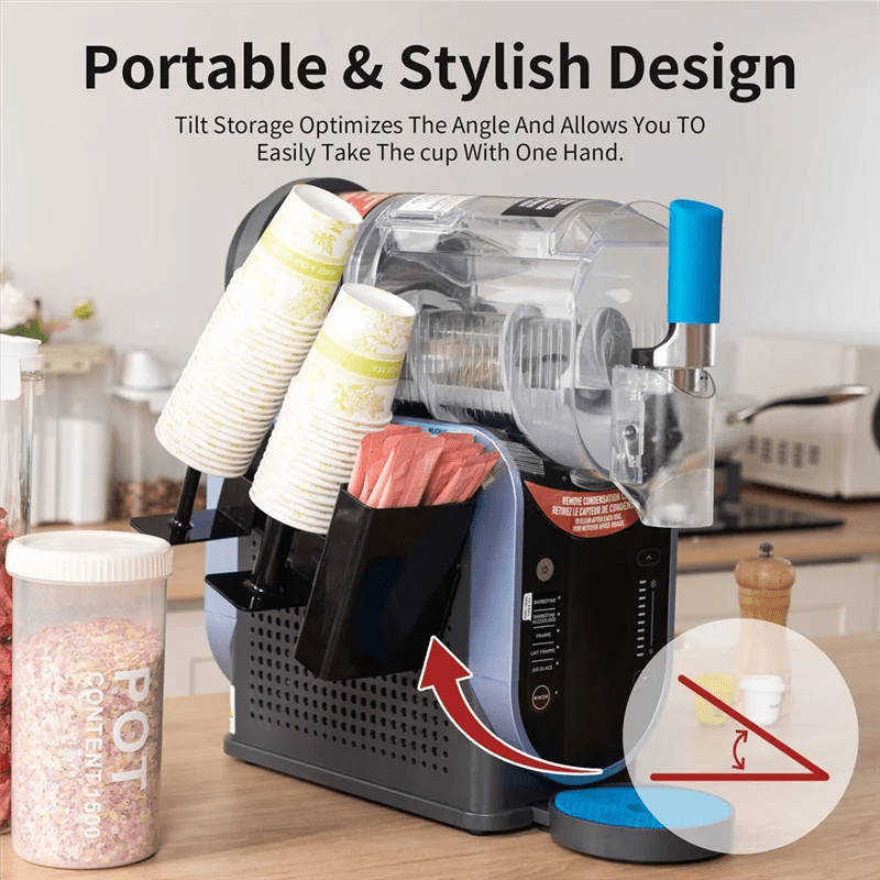B43C Handle Cover & Drip Tray Insert For Ninja Slushi Machine FS301/FS300 - Decorate Your Slushie Device-Anti-Slip Design - PrimeNest