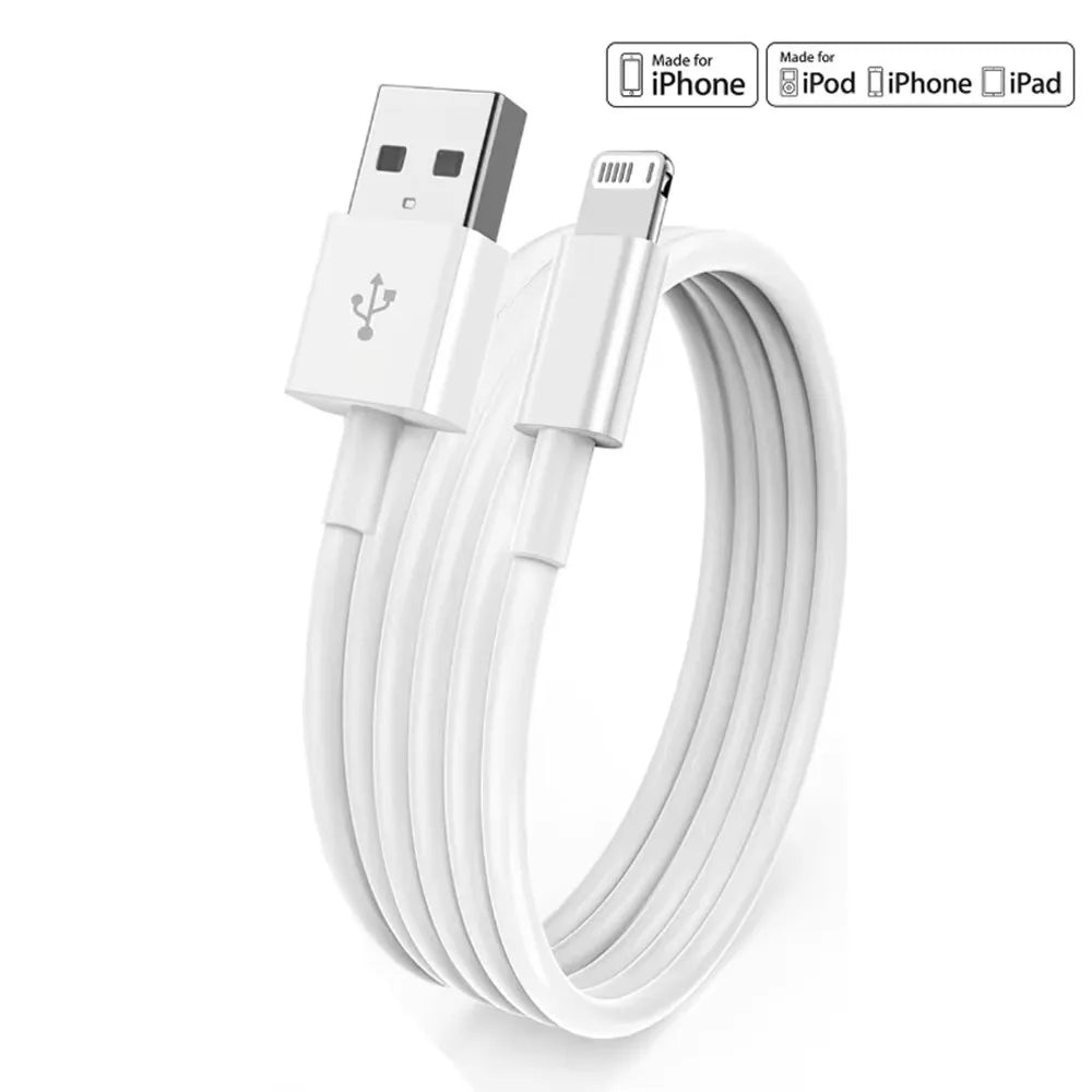 MFi Certified 1PC 3PCS USB A to LIghtning Charging TPE Cable for iPhone Charger Cord Compatible for iPhone 14 13 12 11 Pro Max