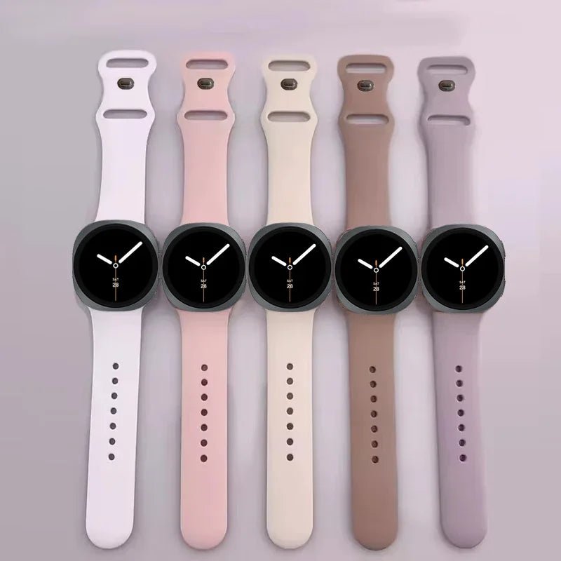 Band for Samsung Galaxy watch 8 strap 44mm 40mm Replacement Wrist Sport Silicone Bracelet Correa Galaxy watch8 8 classic 46mm - PrimeNest